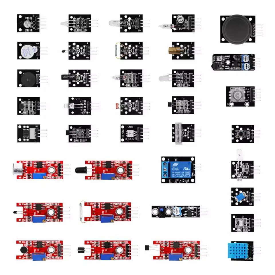 For arduino 45 in 1 Sensors Modules Starter Kit better than 37in1 sensor kit 37 in 1 Sensor Kit For UNO R3 MEGA2560