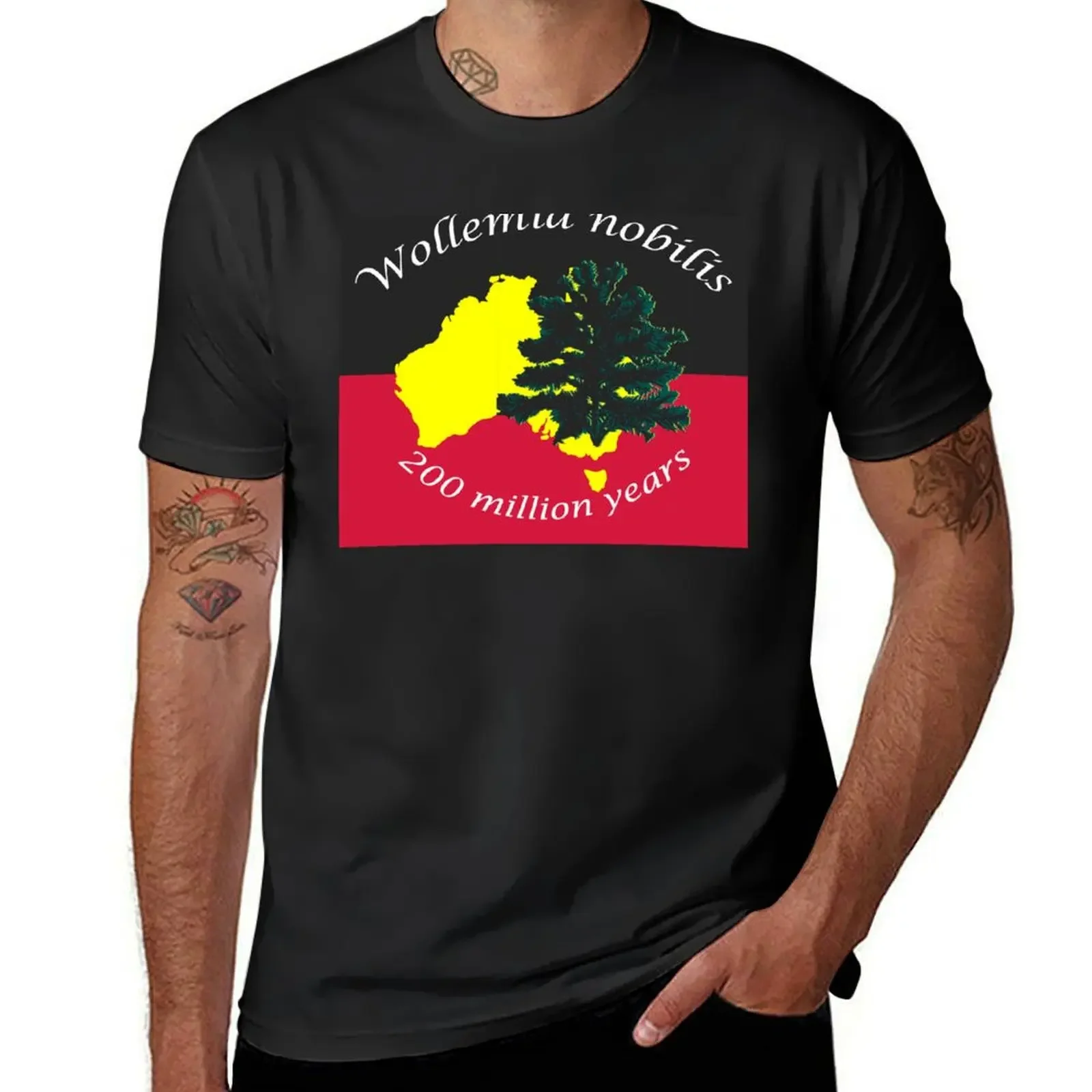 

Wollemia nobilis aka Wollemi Pine T-Shirt summer top graphic t shirts tee shirts for men