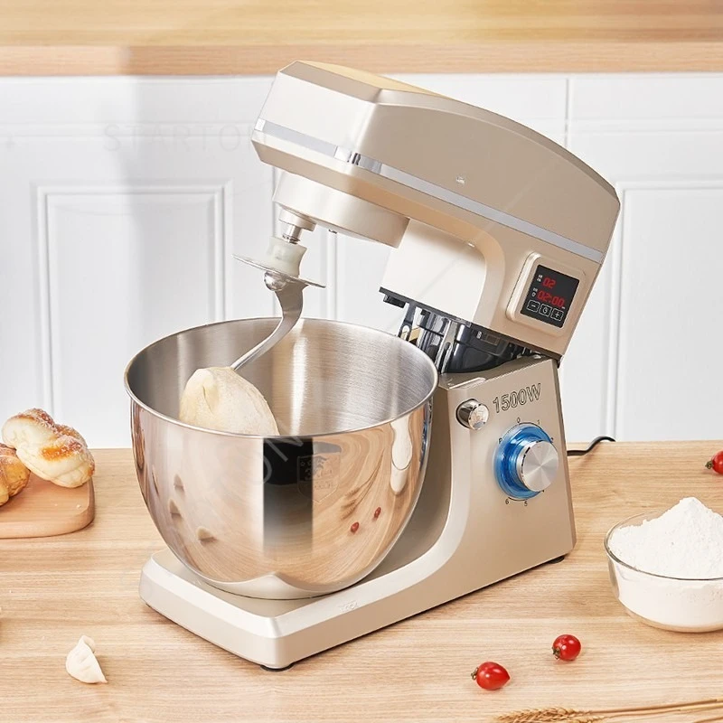 Electric Kitchen Blender Machine: Stand Mixer with Planetary Beater Automatic Mix Support for Dough Efficient Processor