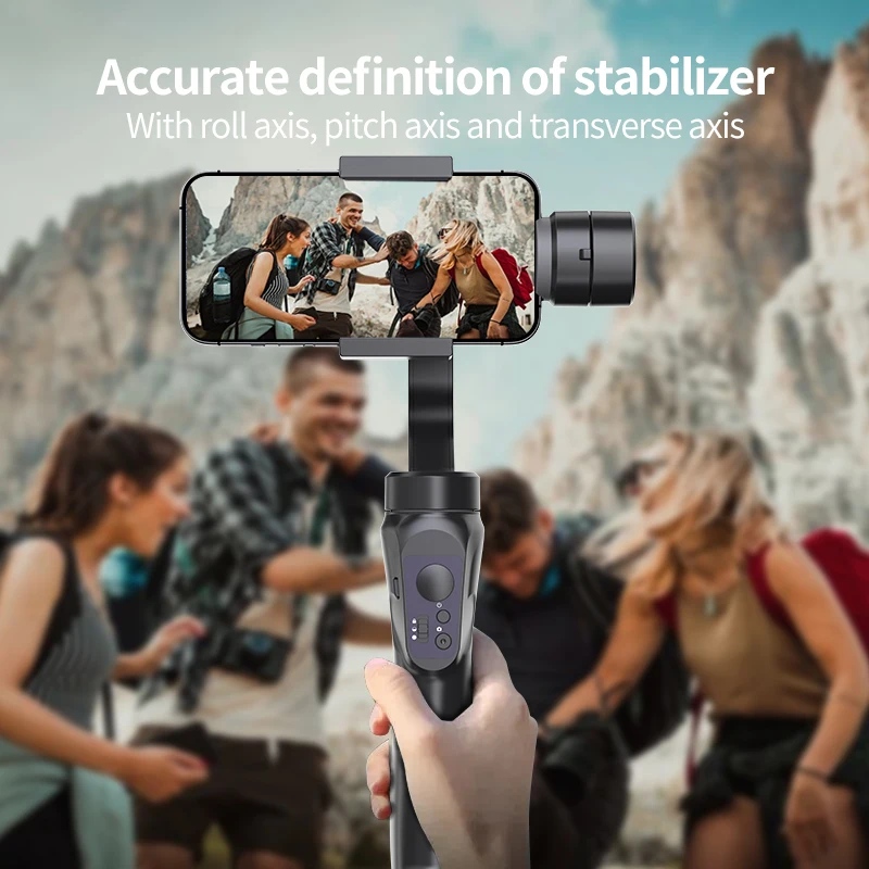 F11 Gimbal Stabilizer Smartphone Foldable Handheld Phone Video Record 3-Axis iPhone Cellphone Huawei