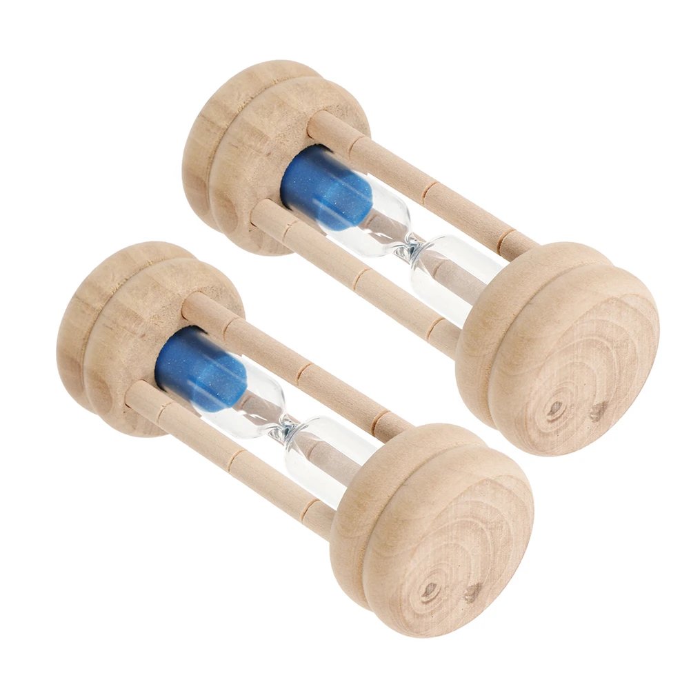 

2Pcs Children's Toothbrush Timer Sand Clock Accurate 2 Minute Visual Timer Portable for Brushing Classroom Activities