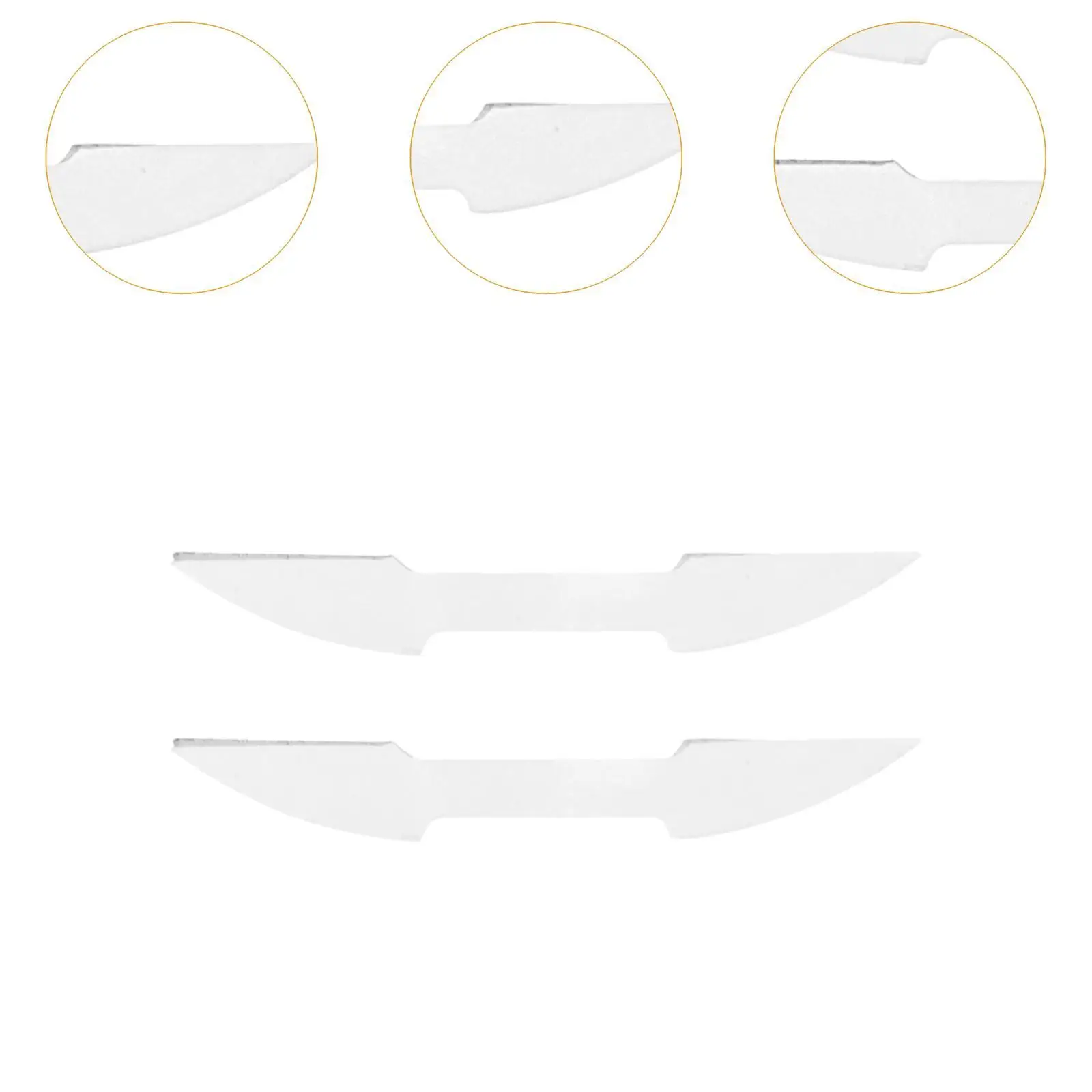 2x Flute Mouthpiece Positioning Stickers Mouthpiece Patches Anti Slip Cushions Blowing Aid Pads for Beginners Musicians Dizi