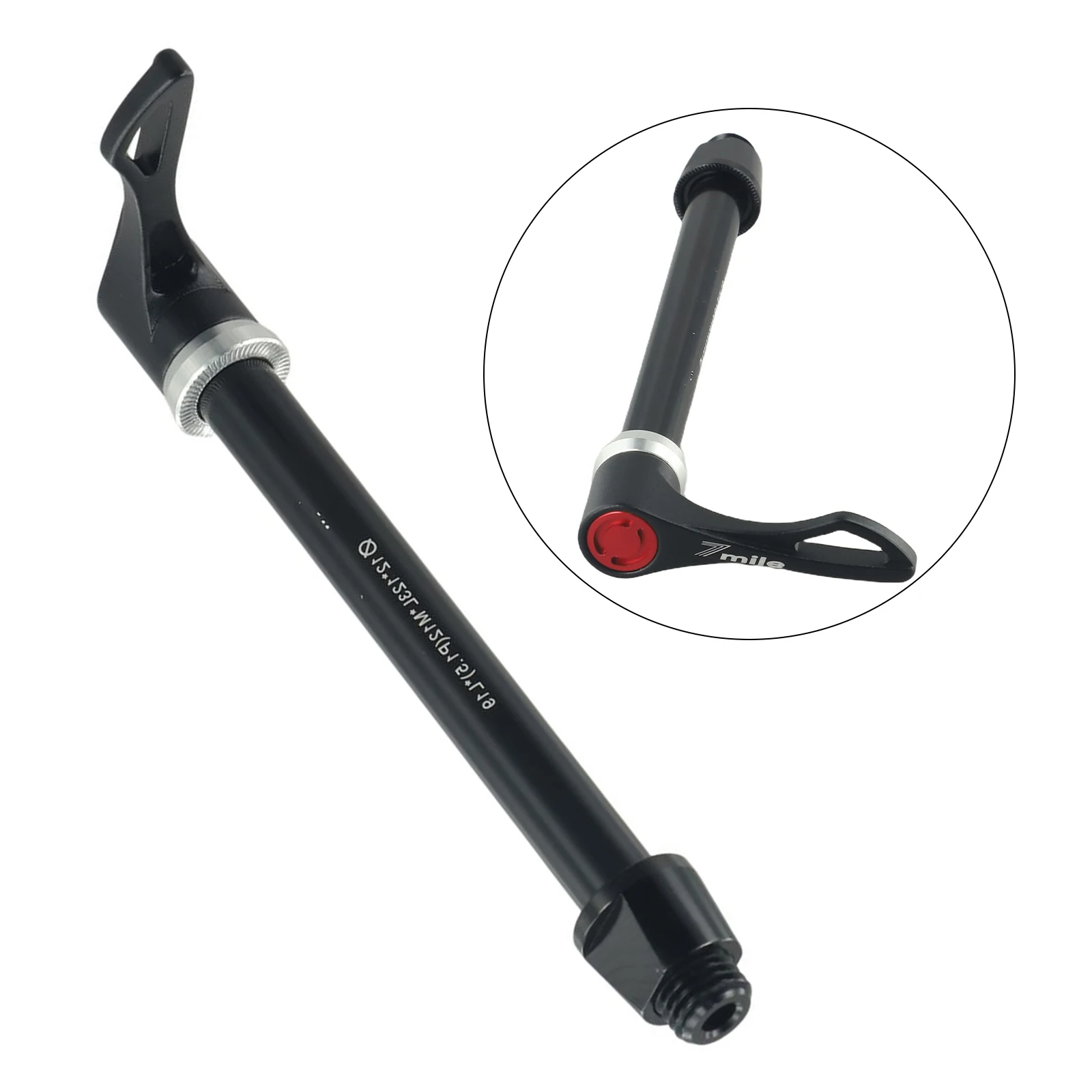 

Bicycle Aluminum Thru Axle Skewer Bike Front Fork 12x100mm 15x100/110mm Quick Release Bucket Shaft Lever For MTB Mountain Bike