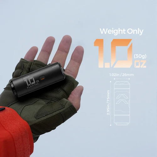 FLEXTAIL ZERO PUMP - Bomba de aire para acampar de 30 g, inflador eléctrico portátil para colchonetas para dormir, 1 batería recargable incluida