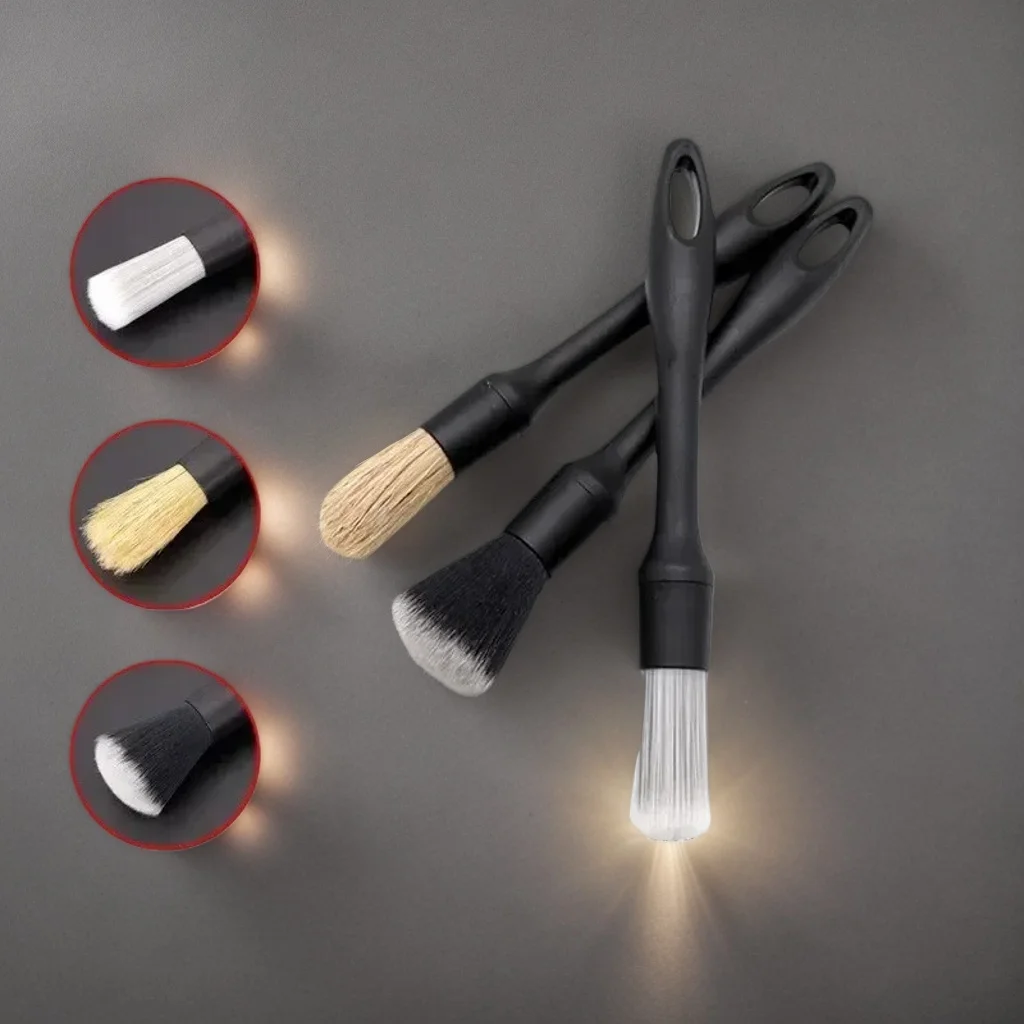 

​ ​ Набор щеток для чистки вентиляционных отверстий автомобиля из 3 предметов - щелевая пылесос для вентиляционных отверстий переменного тока, набор инструментов для мытья салона ​ ​