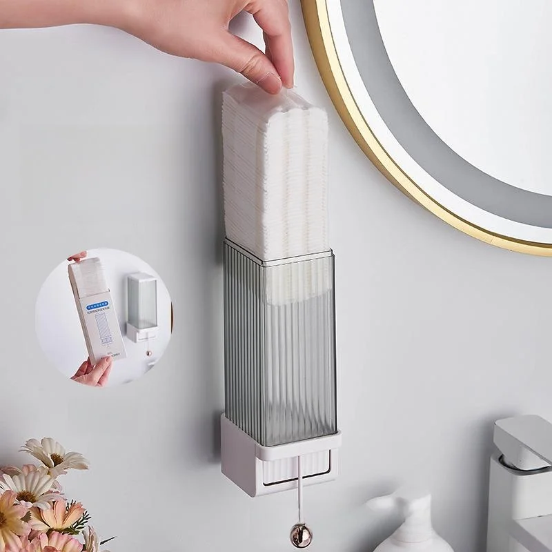 automatic-makeup-cotton-storage-box-wall-mounted-bathroom-splash-proof-dust-proof-organizer-plastic-jewelry-storage-box