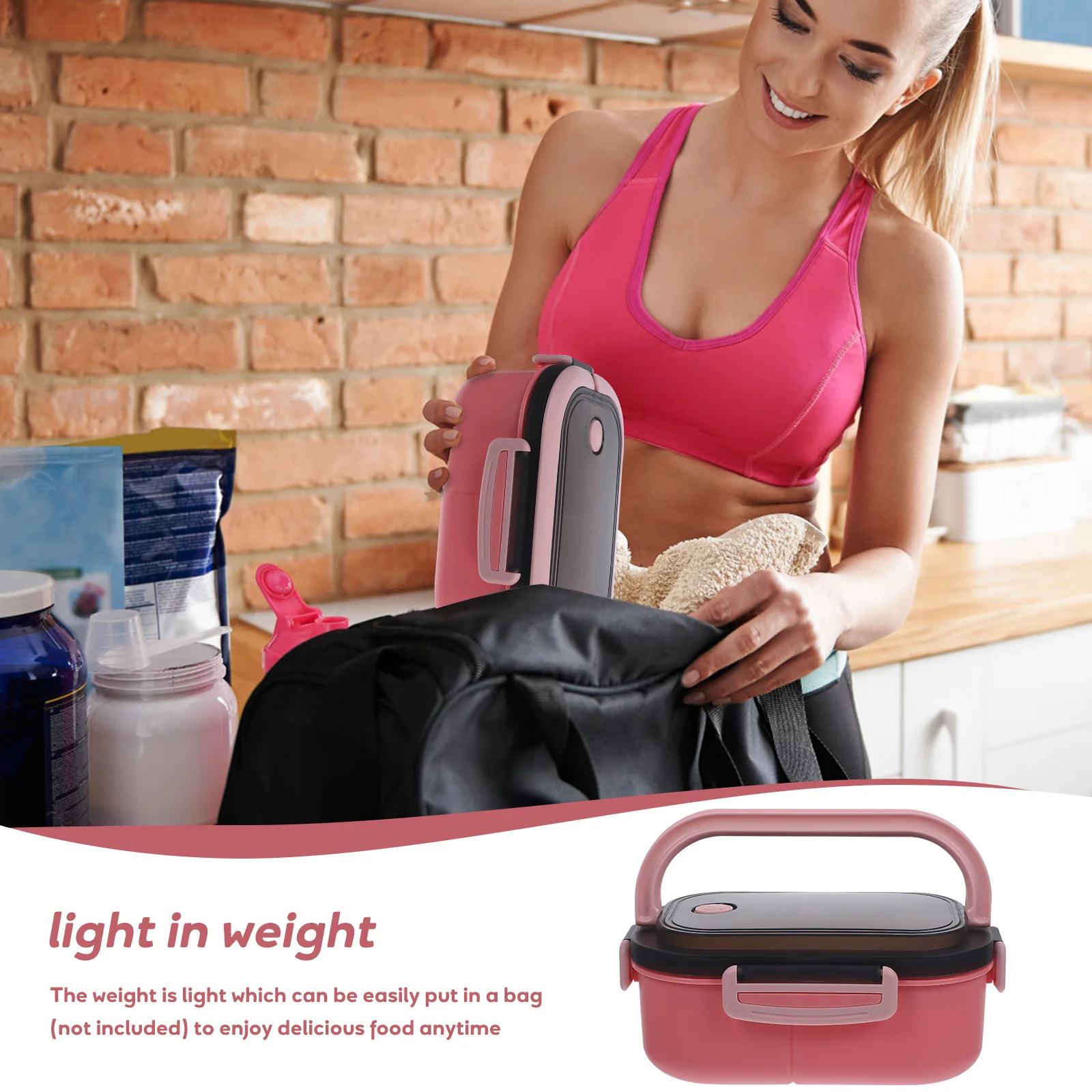 

Lunch Boxes Meal Prep Container Divided Storage Containers for Food Compartment Salad Bento