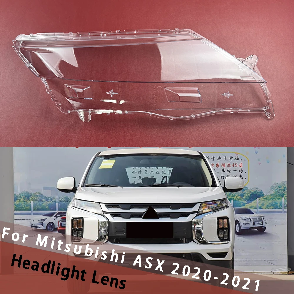 

Для Mitsubishi ASX 2020-2021 (прозрачная окантовка) крышка фары, плафон, корпус фары, плексиглас, замена оригинального линзового элемента, корпус фары в сборе