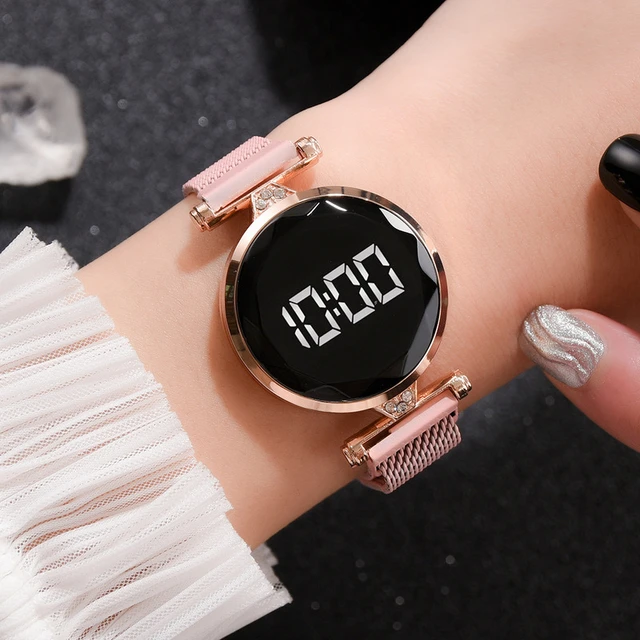 Stainless Steel Watches Women Women s Digital Watch Women Luxury Watch Ladies Watch Digital Wristwatches Aliexpress