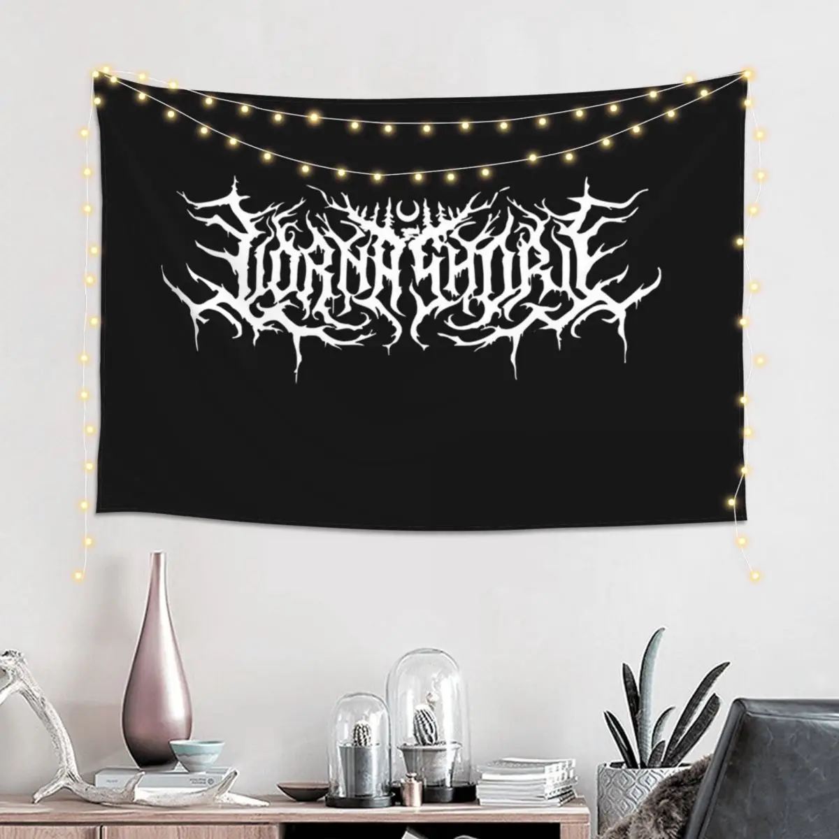 Lorna Shore Logo Classic Tapestry Funny Wall Hanging Aesthetic Home Decoration Tapestries for Living Room Bedroom Dorm Room