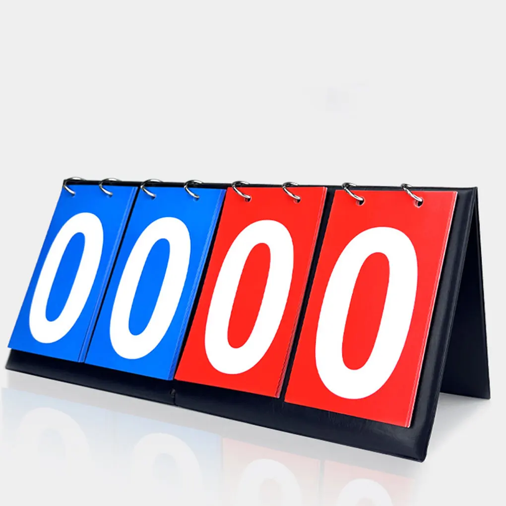 Badminton Points Flip Board For Quick Score Updates Foldable And Easy To Carry Football Scoreboard multi-color