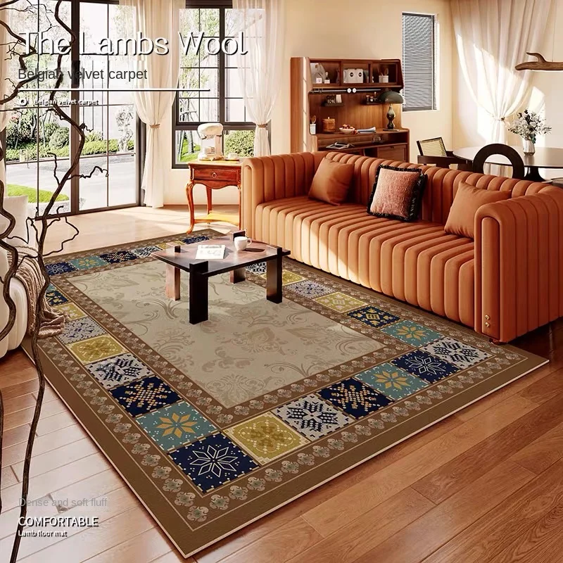 

VIKAMA Floor Mats, Bedroom Sofas, Coffee Tables, Blankets, Light Luxury And High-End Living Room Carpets, Home Decoration