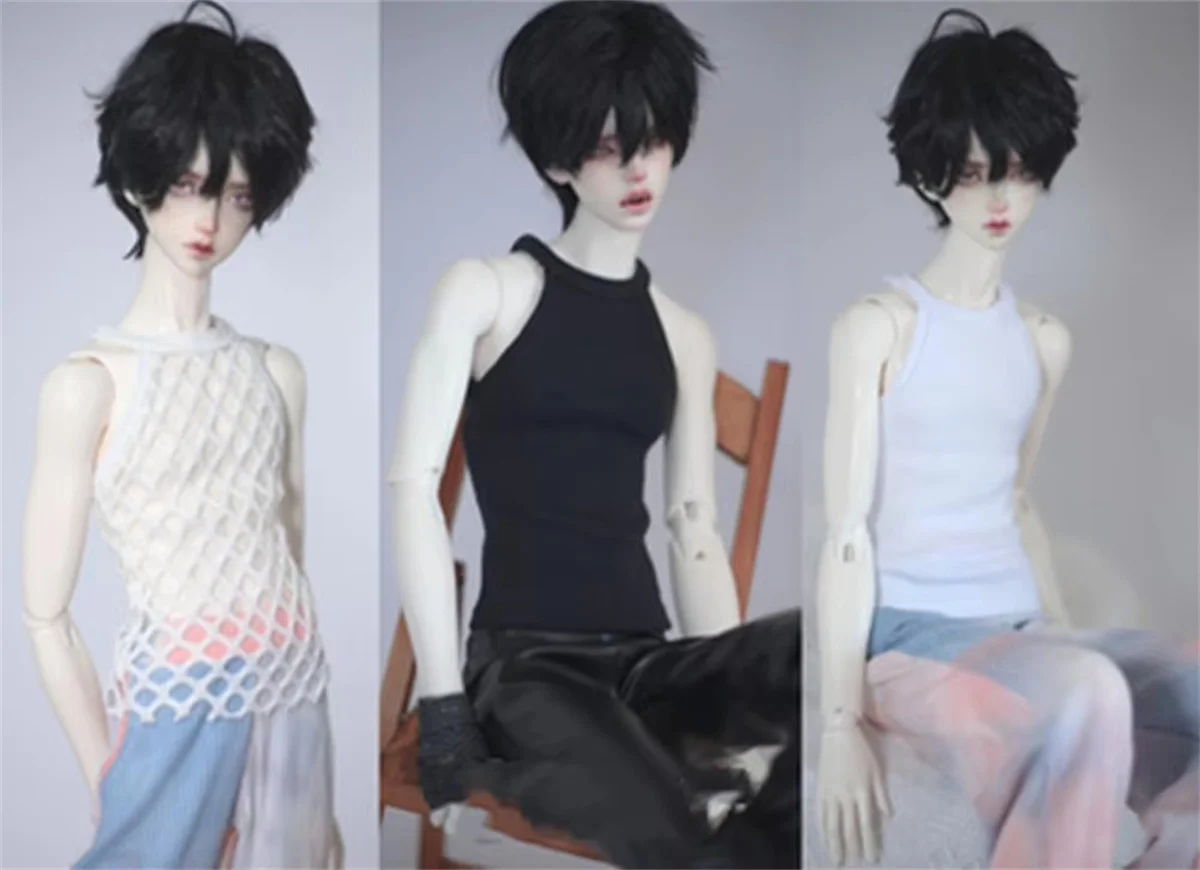 

Одежда для куклы BJD, подходит для 1/3, 1/4, размер дяди, растягивающийся жилет на шее, аксессуары для кукол