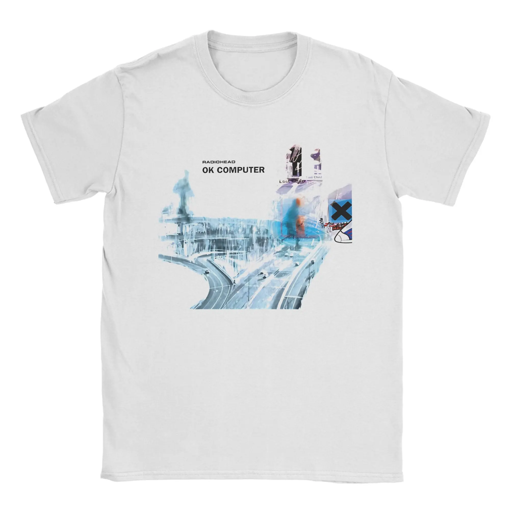 

Radioheaded Album OK Computer Tee Shirt for Men Women Gift Idea T Shirts Cotton Clothes