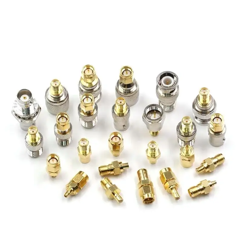 

SMA to TNC BNC/SMA SMA/MCX MMCX SMB-JJ KK KJ male and female RF coaxial adapter All copper adapter impedance 50 ohm RF connector