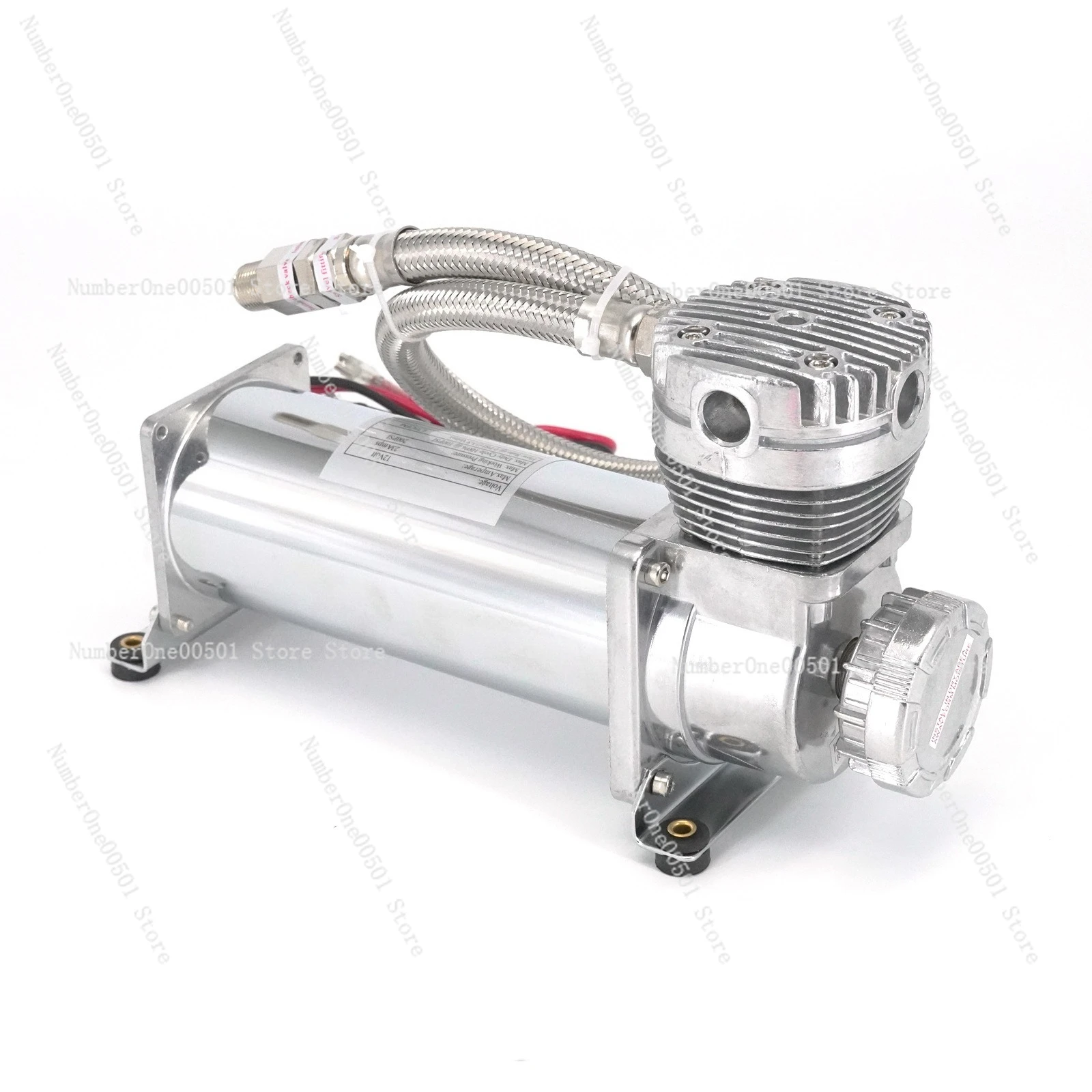 12V Air Suspension Compressor Car Modification Chassis Air Pump Tire Inflator with 1/4 NPT Port