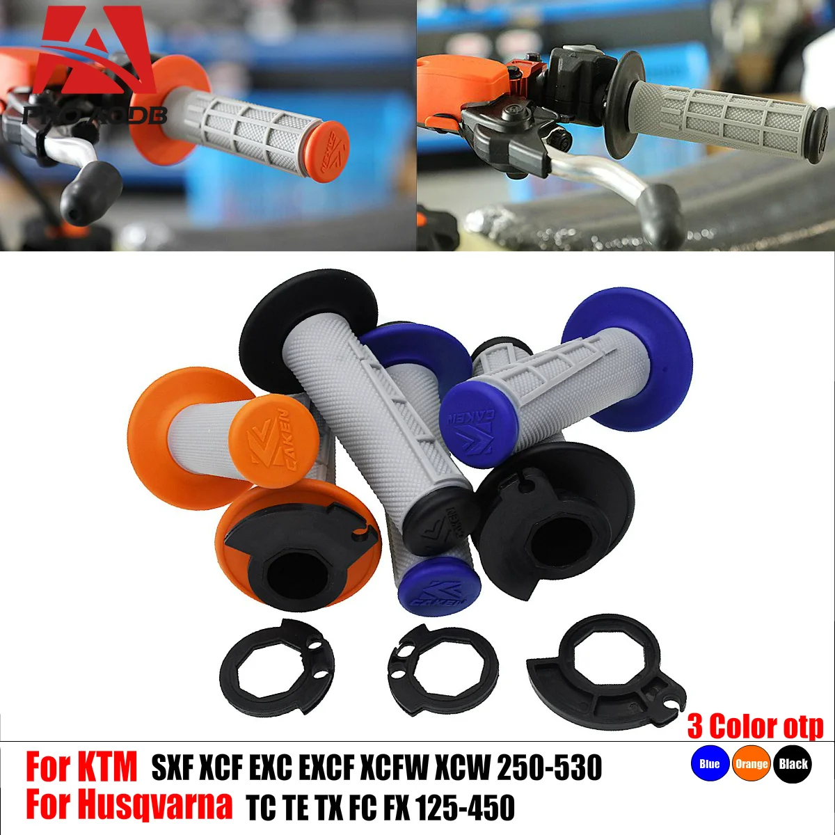 

For KTM SXF XCF EXCF XCFW SXR EXC For Husqvarna TC TE TX FC FX 2006-2023 Motorcycle High-Quality Handlebar Lock-on Grips Tube