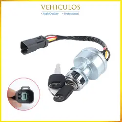 CA1543197 154-3197 1543197 Start Switch W/ 2 Keys for CAT Engine 3013 Telehandler TH255C Excavator 301.8 304.5 Compactor CB-634D