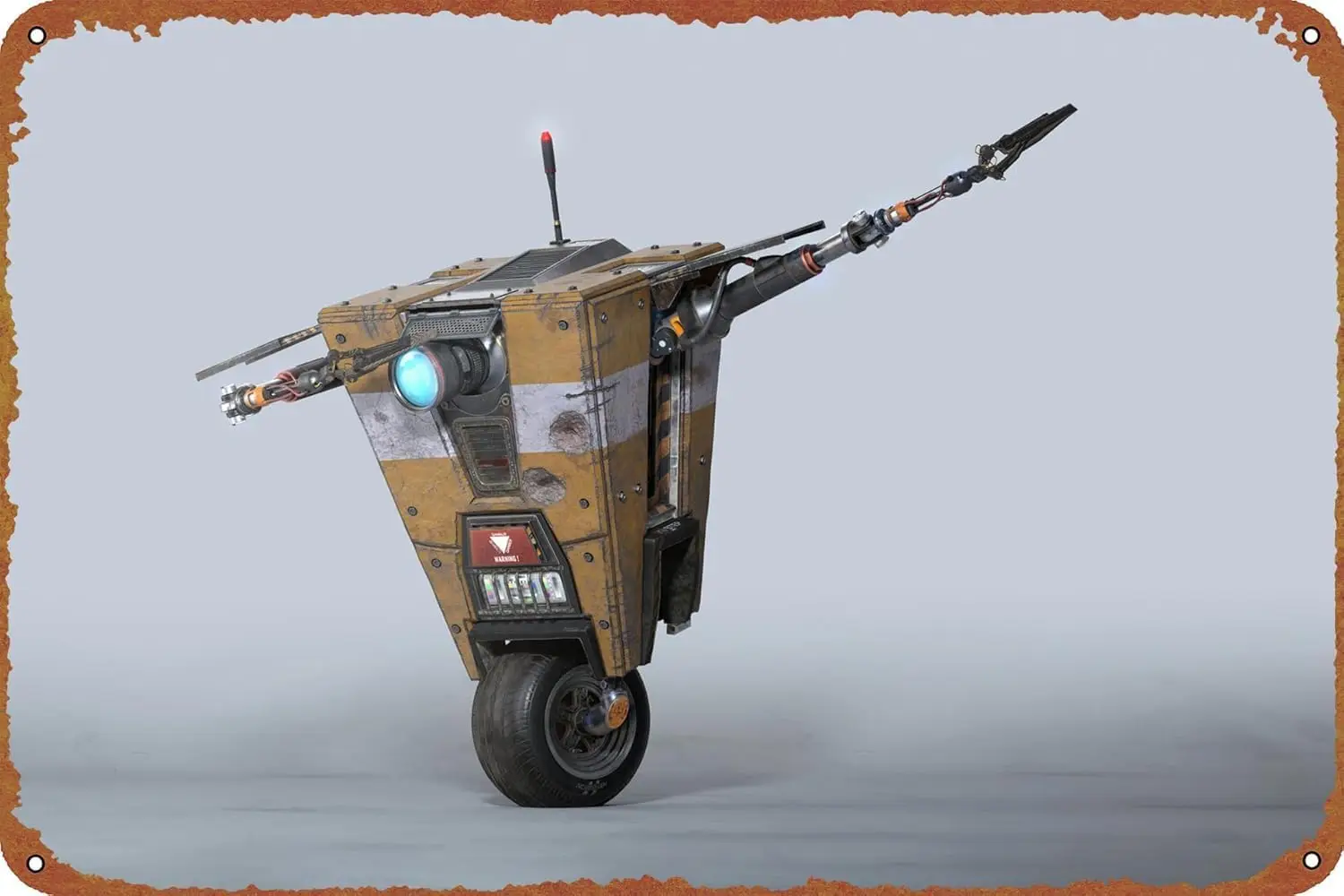 SADKLFVF Claptrap - Dab Poster Retro Engraçado Sinal de Metal 8x12 Polegadas Decoração de Parede de Alumínio Para Cafés Portas de Casa Jardins Bar Restaura