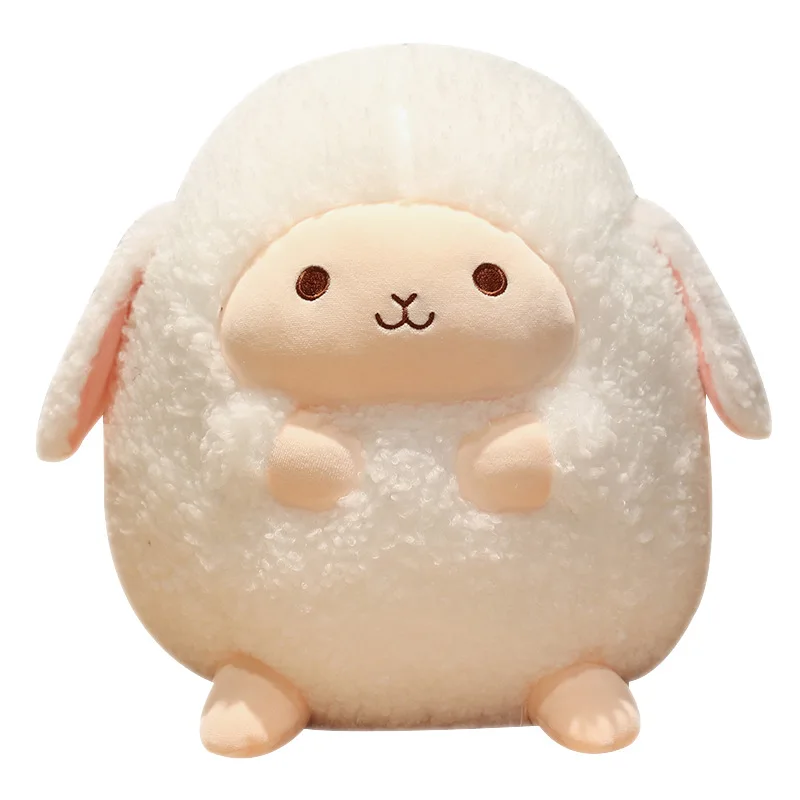 Creative Plush Toy Lovely Fat Sheep Soft Doll New Toy Round Sheep Toy Kids Toy Throw Pillow Birthday Gift w1355