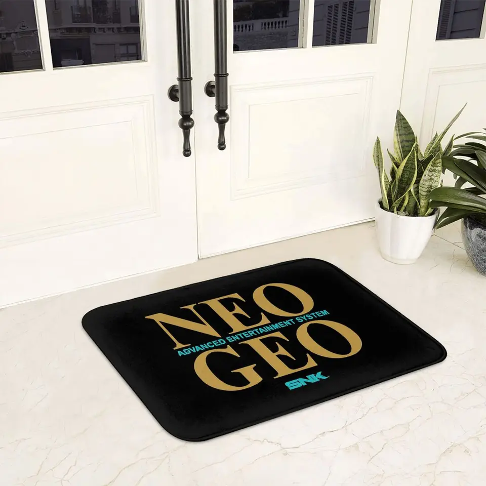 Neo Geo Logo Neogeo Arcade Anti-slip Doormat Floor Mat Washable
