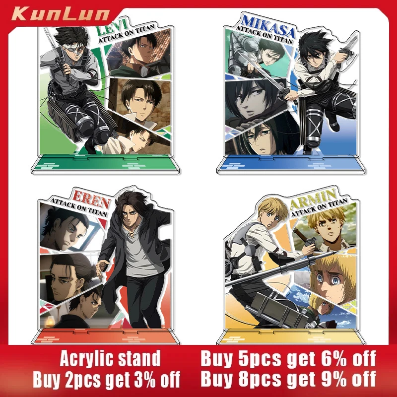 

Attack on Titans Japanese Anime Peripherals Armin Arlert Acrylic Stand Collectible Desk Ornament Creative Gift for Boy Safe Toy
