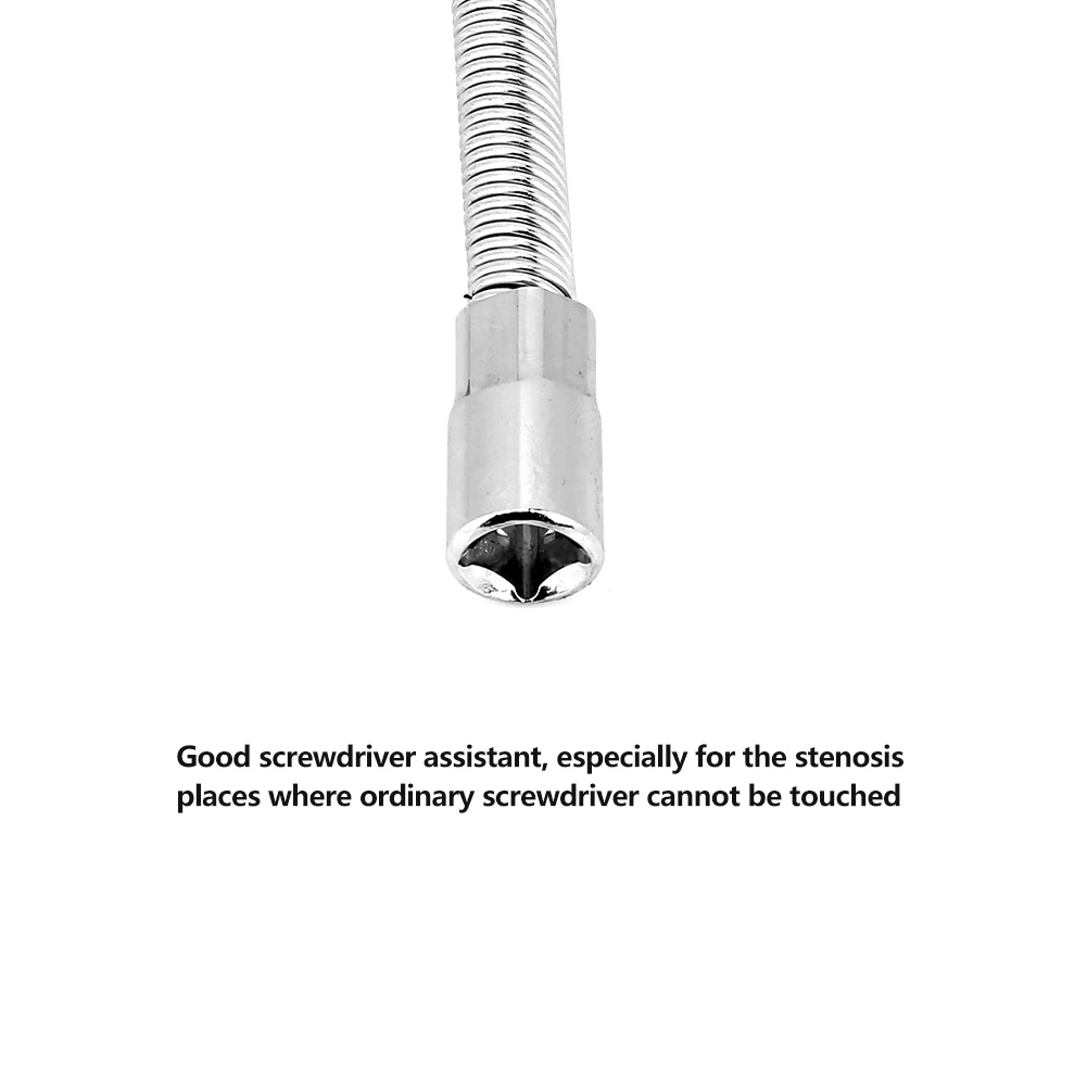 3/8” Flexible Extension Bar Shaft Bit Holder Connecting Link (200mm)