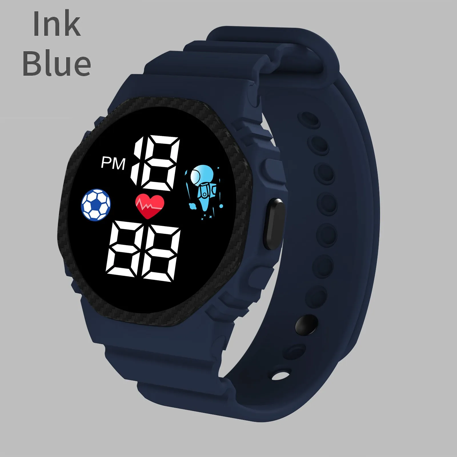 

Fashion Waterproof Smart Watch For Kids Boy Girl Outdoor Sport Electronic Watches Simple Cartoon Children Watches 2024 New