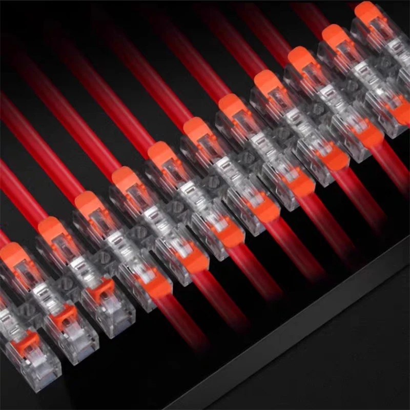 

1Pcs Terminal block DF-3012 Lever quick wire connector 30A 12 Pin Push-in Home Cable Connectors Double row Electrical terminals