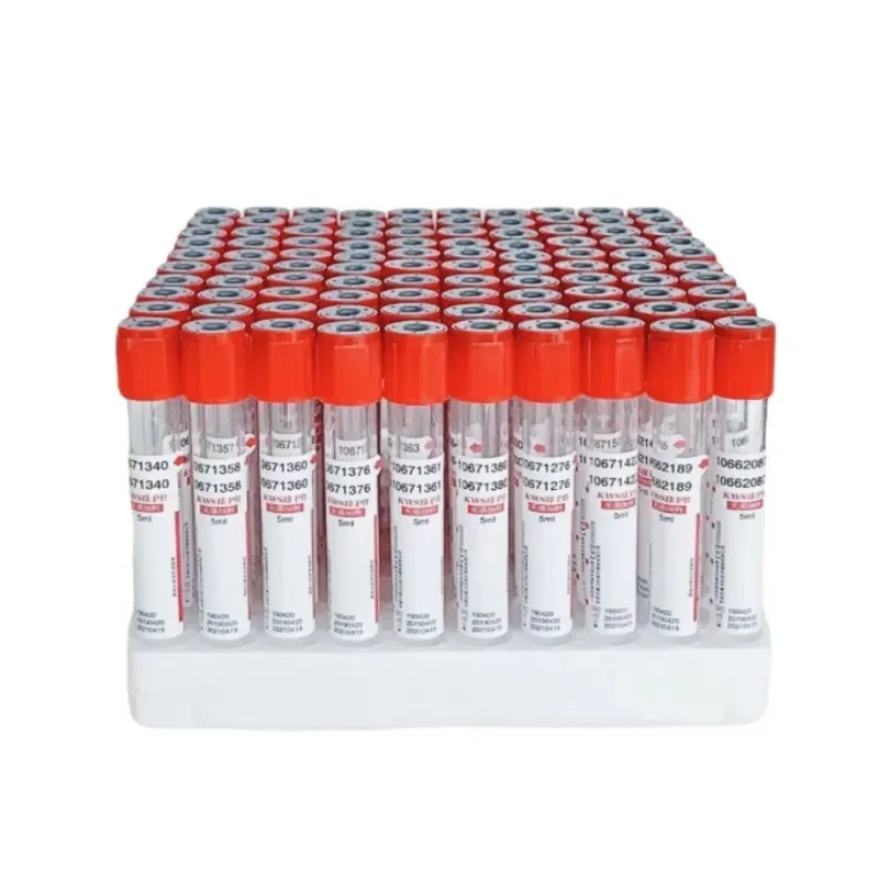 100pcs/lot 3ml 5ml 10ml Disposable Glass Vacuum No Anticoagulant Vacuum Blood Collection Tube Vacutainer