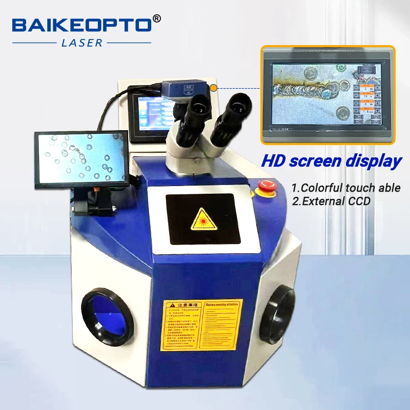 Precision Laser Jewelry Welder Ergonomic 6M Xenon Lifespan 12H Continuous Work Eco-Friendly