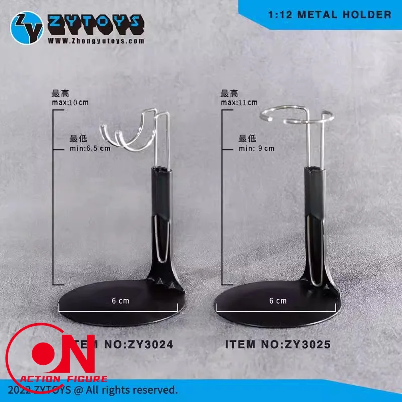 ZYTOYS 1/12  ZY3024 ZY3025 Soldier Holder U-Type C-Typer Action Figure Bracket Stand For 6-inch Action Figure Body Dolls