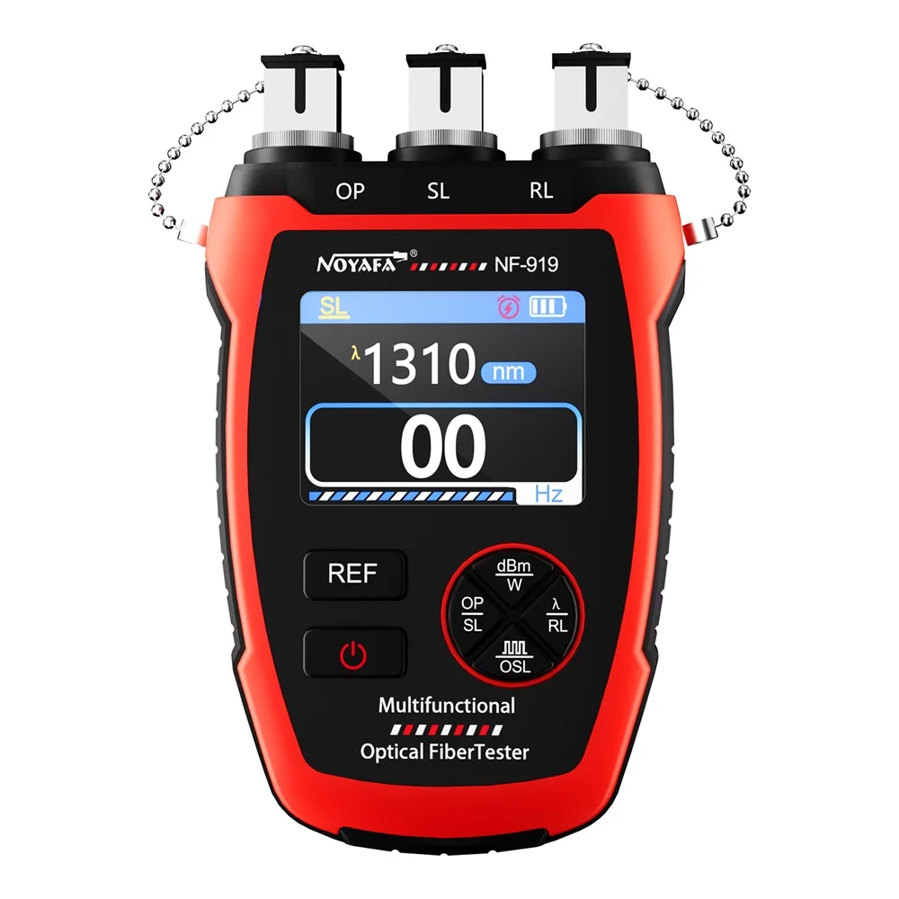 NOYAFA NF-919 Mini Optical Power Meter Visual Fault Locator Network Cable Test OPM/REF -70~+9dbm SC/FC/ST Universal Port