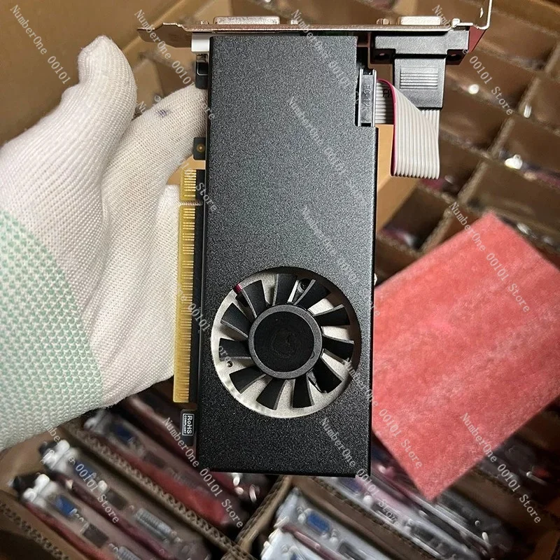 GTX 750 Ti 4GB Low Profile Graphics Card, Single Slot Half Height GPU for SFF Desktop & 2U Server Chassis