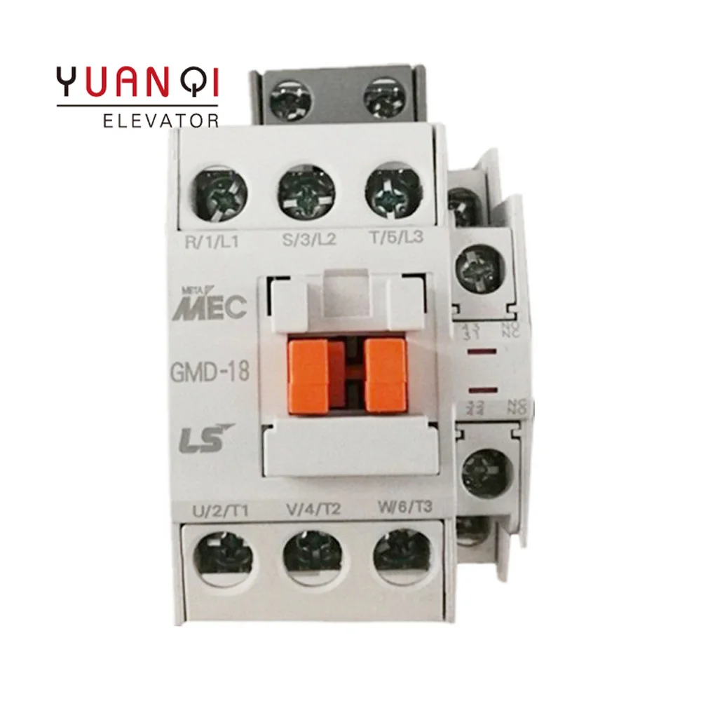 

Yuanqi Lift Spare Parts Elevator Contactor MC-9B 12B 22 32A 40A 50A 65A GMC GMD UA-1 DC24V DC110V