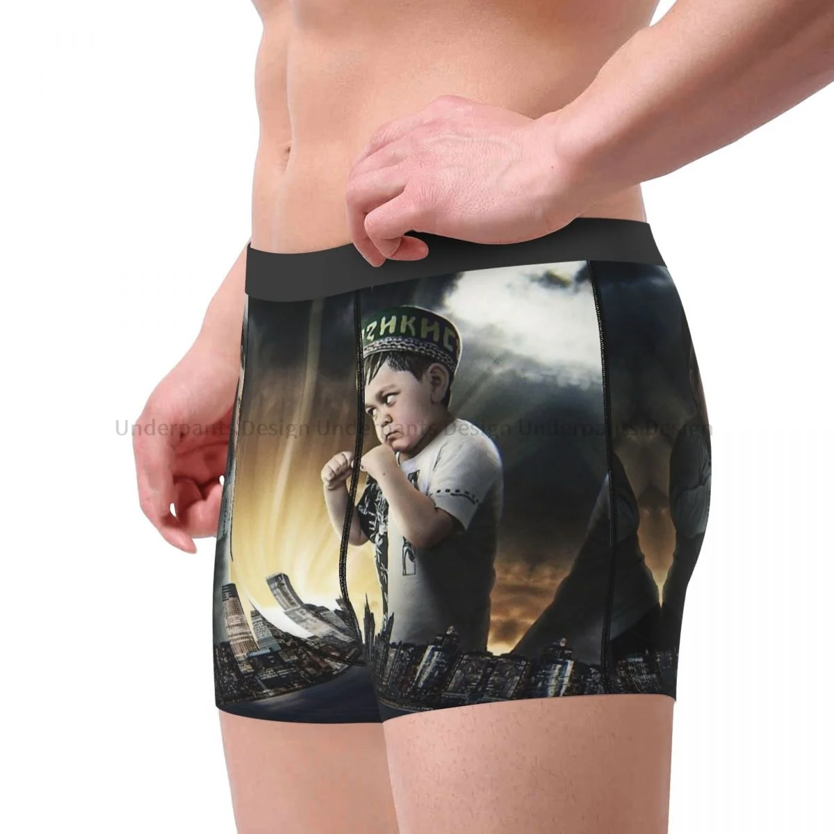 Hasbulla Magomedov Little Khabib Bestselling Poster 2021 Underpants Cotton Panties Man Underwear Print Shorts Boxer Briefs