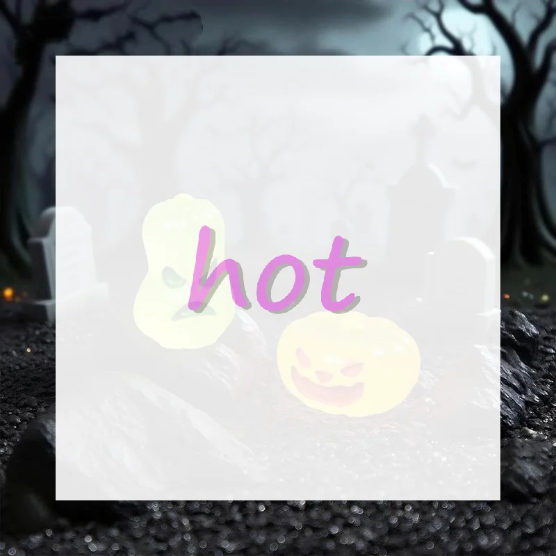#Glow In The Dark Halloween Pumpkin Ghost Mini Figures 40Pcs Resin Ornaments for Home Tabletop Decorations