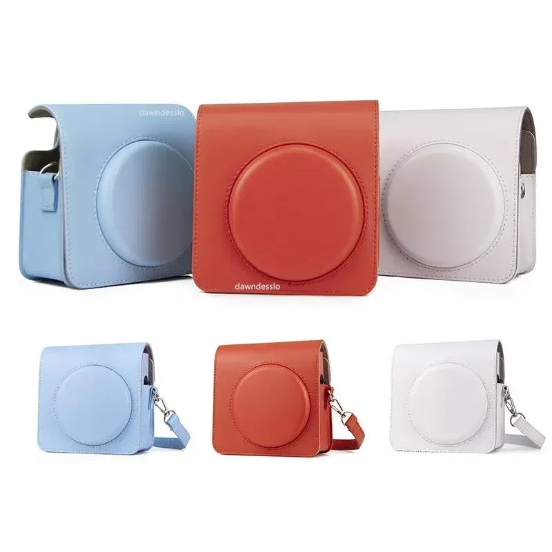 Saco de câmera de couro do plutônio para instax square sq1 saco de câmera de grande capacidade para polaroid square sq1 câmera
