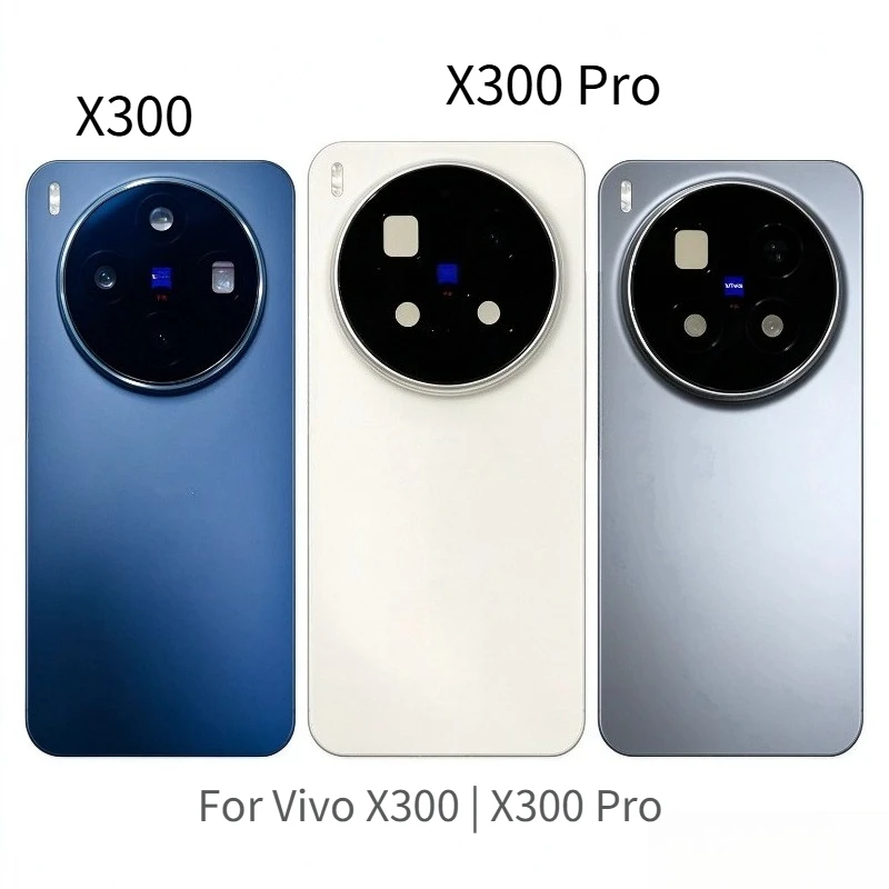 For Vivo X300 Pro x300 Rear Cover Battery Door Housing Case Back Cover with Camera Glass For Vivo X300Pro Replacement Parts