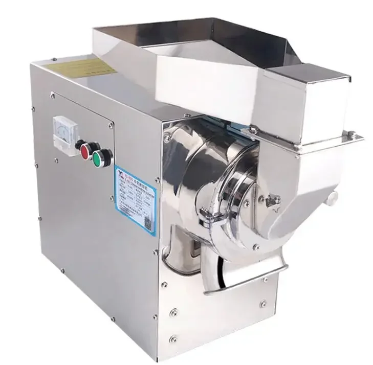

Commercial Automatic Herb Grinding Mill Dry Herb Root Bark Powder Pulverizing Machine With Motor Price Sale