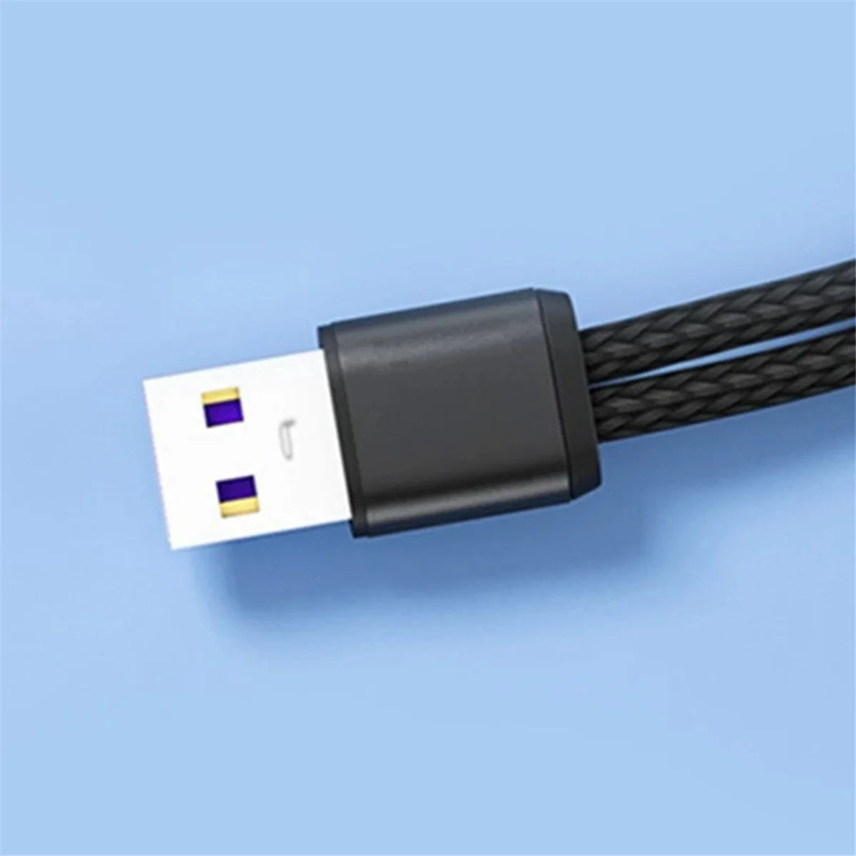 A66I 6A Fast Charging Dual Port Type-C Splitter Charging Cable Powered Device Cord Powered Up TYPE-C+TYPE-C Devices