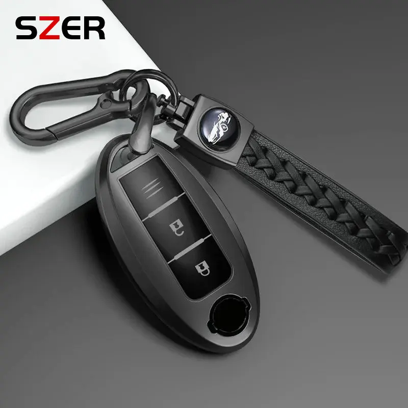 حافظة مفاتيح السيارة من البولي يوريثان لنيسان روج XTrail T32 T31 قاشقاي J11 J10 ركلات تيدا باثفندر مورانو جوك فيرسا نوت إنفينيتي