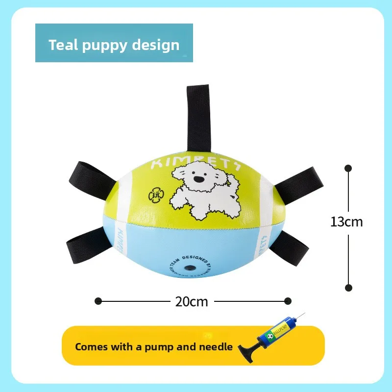 

Интерактивная игрушка для собак: уличный регби-мяч для тренировок, чистки зубов, устойчивый к жеванию, для самостоятельных игр