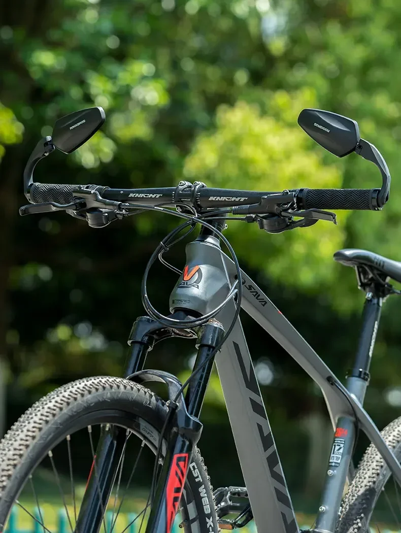 ROCKBROS 360 ° Verstellbarer Fahrradspiegel für Mountainbikes und Rennräder, HD-Klappbarer Rückspiegel für 16-22mm Innendurchmesser Lenker – Detail 12