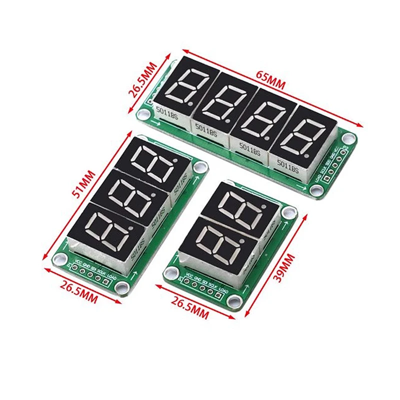 Static Drive 2 3 4 Segment Digital Tube LED Display Module 2 Digital 74HC595 Tube 100% New original For Arduino