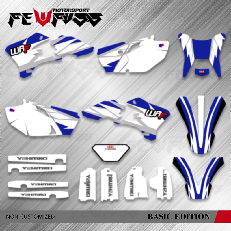 Fewfuss Motorcycle WR250 F WR450 F Stickers Graphics Decals Backgrounds Kits For Yamaha WRF250 WRF450 WR450F WR250F 2003-2006