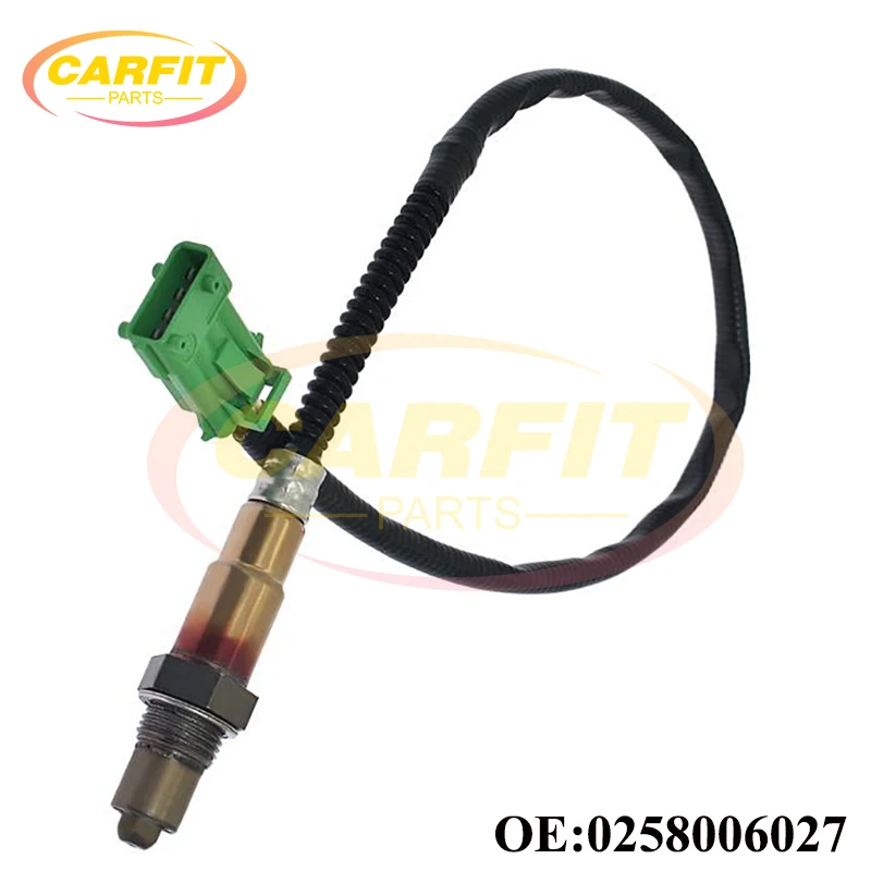 OEM de alta calidad 0258006027   Sensor de oxígeno para Citroen Berlingo C2 C3 C5 C6 C8 Fiat Ducato Peugeot Renault accesorios de coche