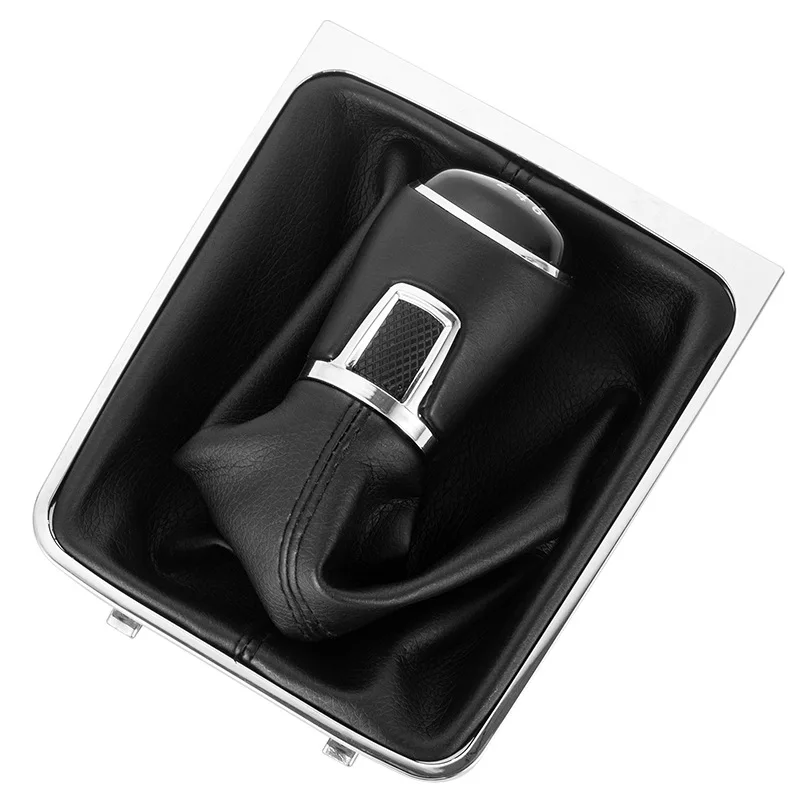 5/6 Speed Gear Shift Knob Lever Stick Gaiter Boot Cover Collar For Volkswagen VW Passat B7 2011 2012 2013 2014 2015