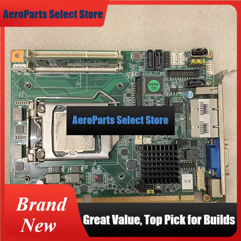 AeroPartsFor Advantech Half-length Card Industrial Motherboard PCE-3026G PCE-3026 Rev:A1