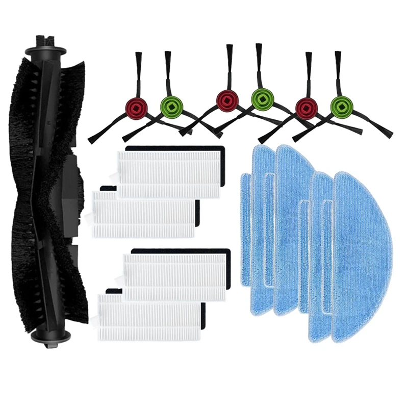 لـ Conga Eternal Pet Max X-Treme، Ultimate، ملحقات المكنسة الكهربائية من التيتانيوم أجزاء ممسحة فلتر Hepa فرشاة جانبية